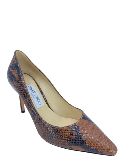 Jimmy Choo Python Romy Pumps size 7.5-Consigned Designs