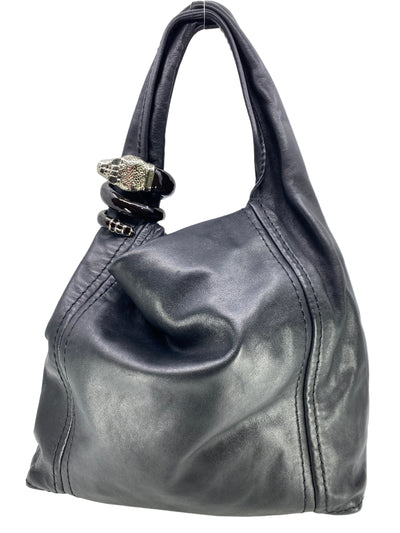 Jimmy Choo Saba Slouch Hobo with Coiled Snake Bracelet-Consigned Designs