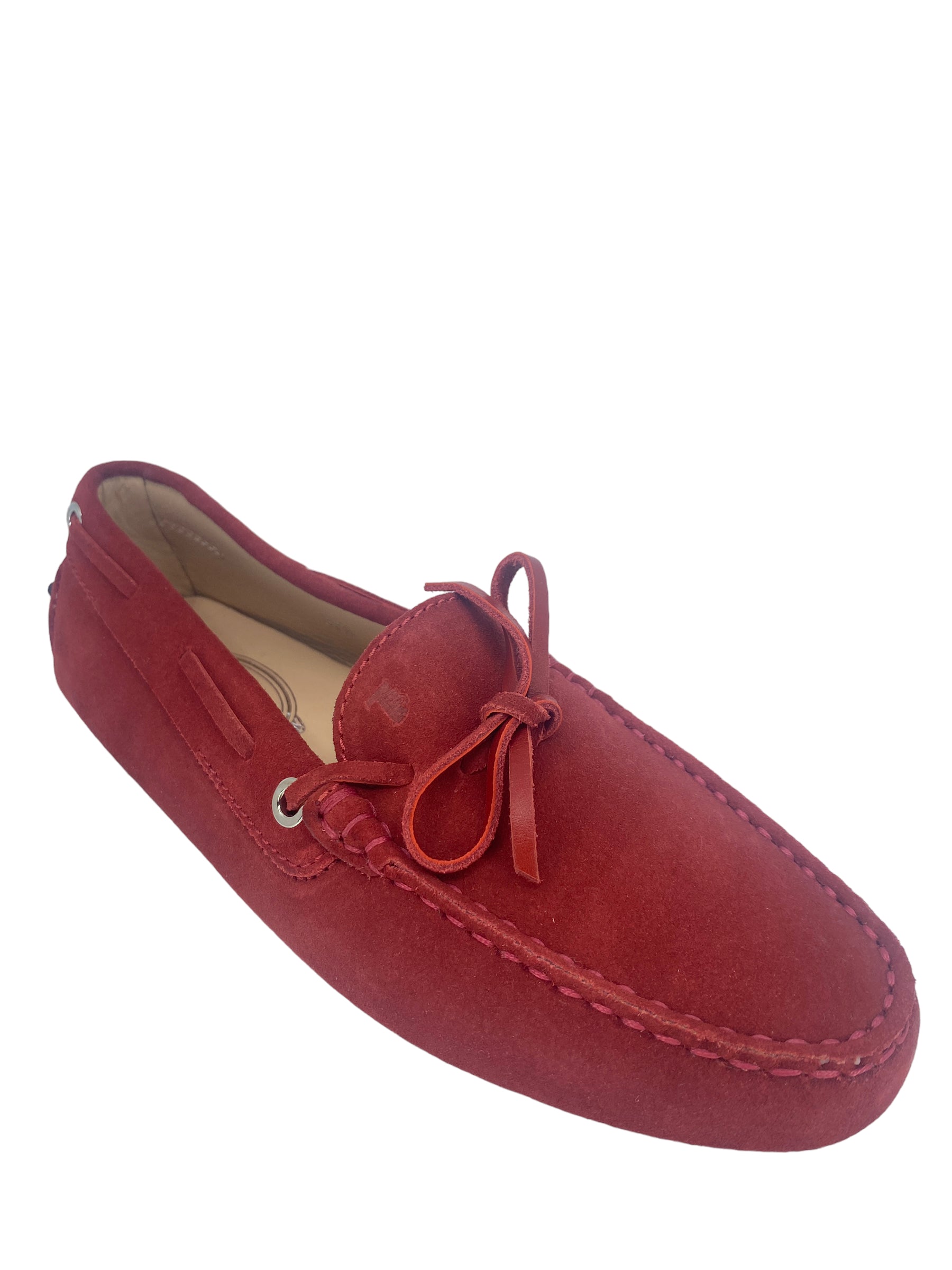 TOD’s Men\'s Red Suede Loafers Tod main image 3