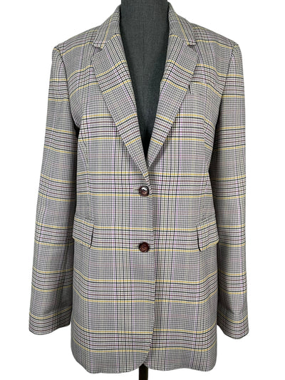 Gabriela Hearst Wool Check Blazer Size M-Consigned Designs