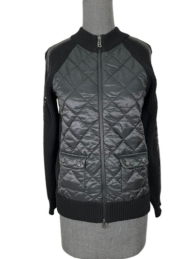 Bogner Black Quilted Jacket Size S-Consigned Designs
