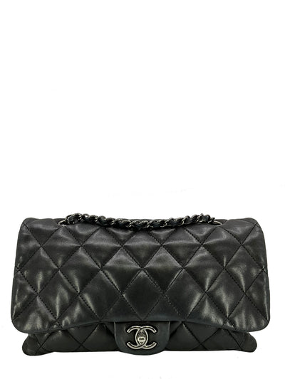 CHANEL Lambskin Quilted Jumbo Chanel 3 Flap Bag-Consigned Designs