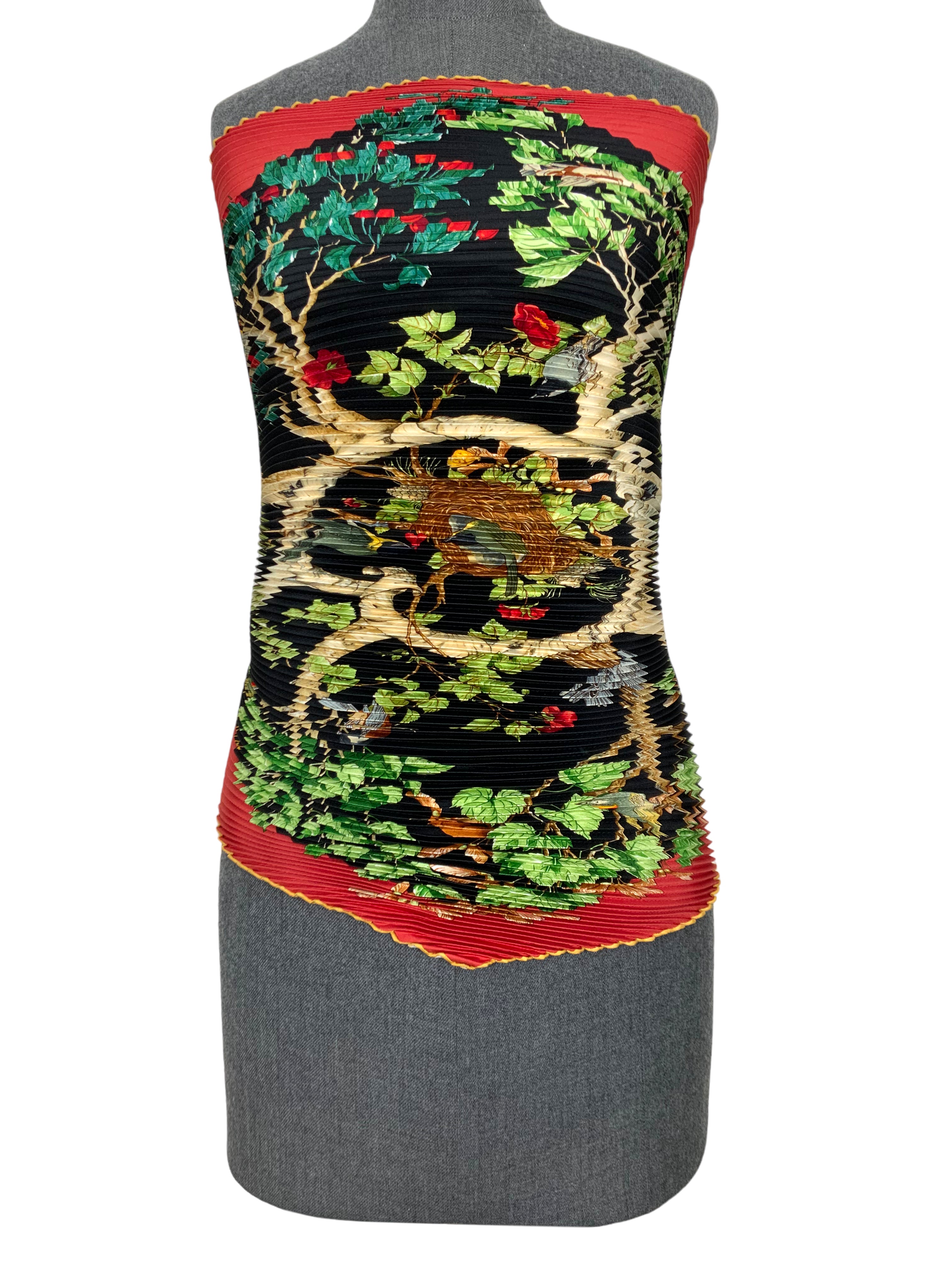 Hermes Silk Plissé Scarf - Consigned Designs