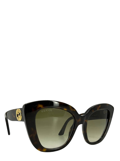 GUCCI GG0327S Tortoise Cat Eye Sunglasses-Consigned Designs
