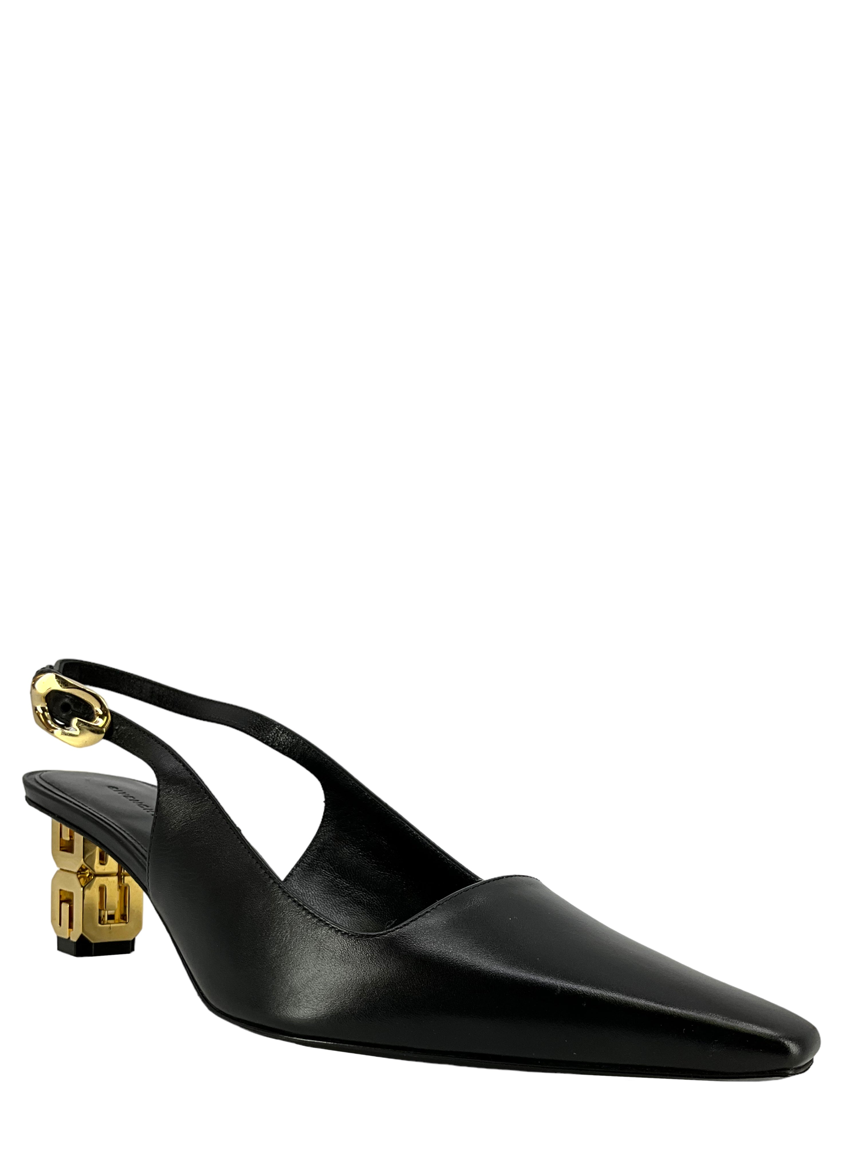 Givenchy G Cube Slingback Pumps Size 6 NEW - Consigned Designs Givenchy G Cube Slingback Pumps Size 6 NEW - Consigned Designs