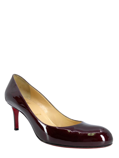 Christian Louboutin Patent Leather Simple Pumps Size 8-Consigned Designs
