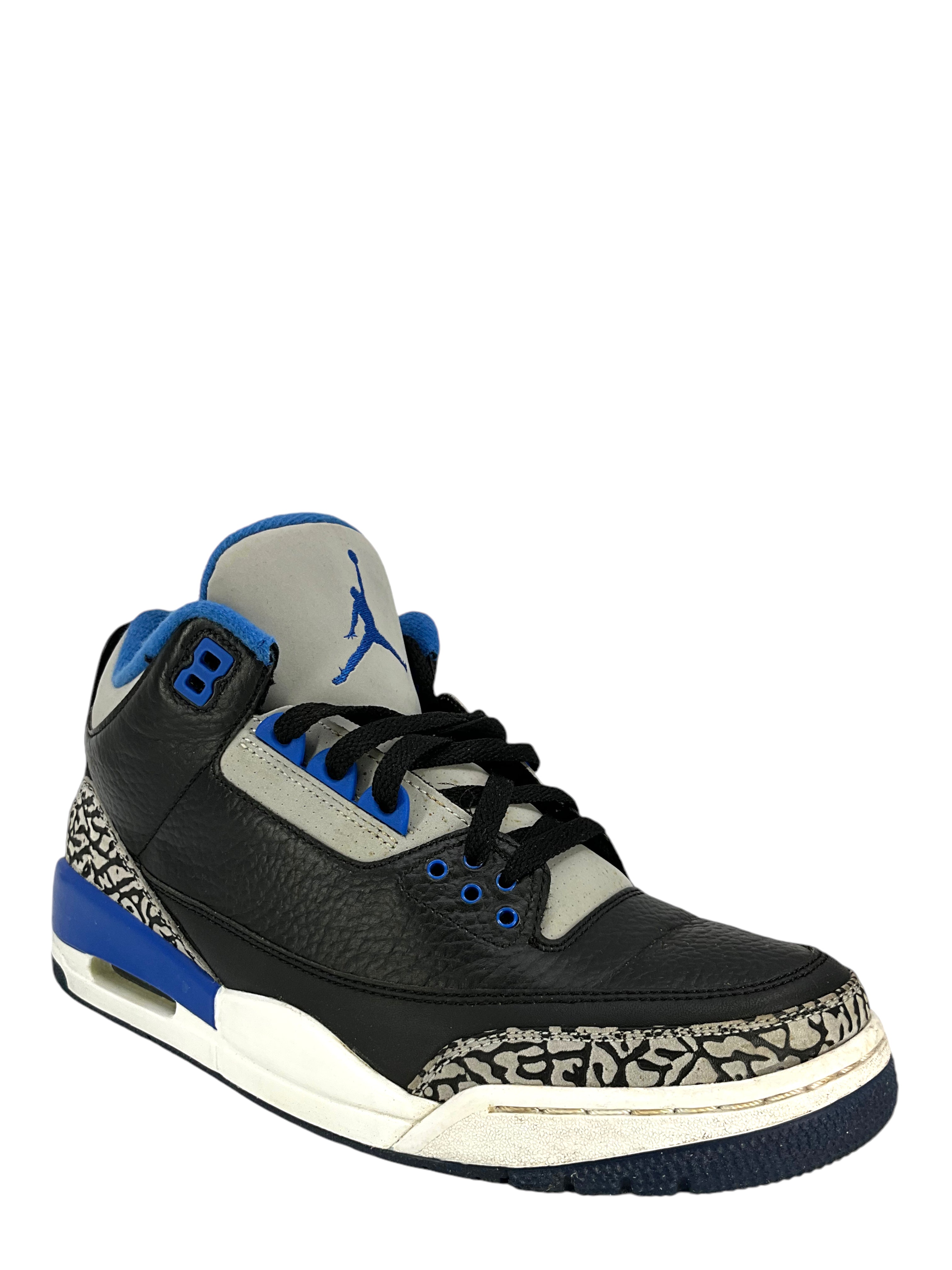 AIR JORDAN 3 Retro Sport Blue Size 9 - Consigned Designs