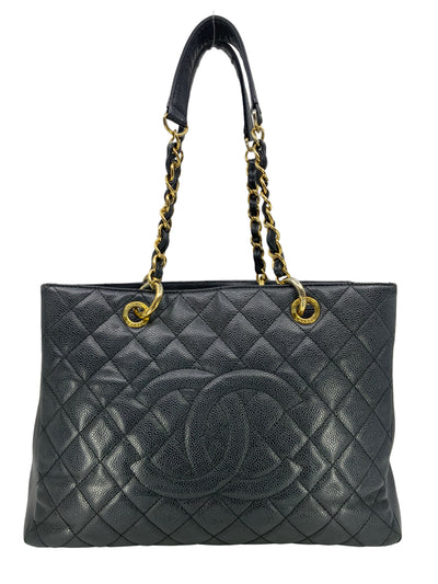 Chanel Caviar Leather GST Grand Shopping Tote Bag-Consigned Designs