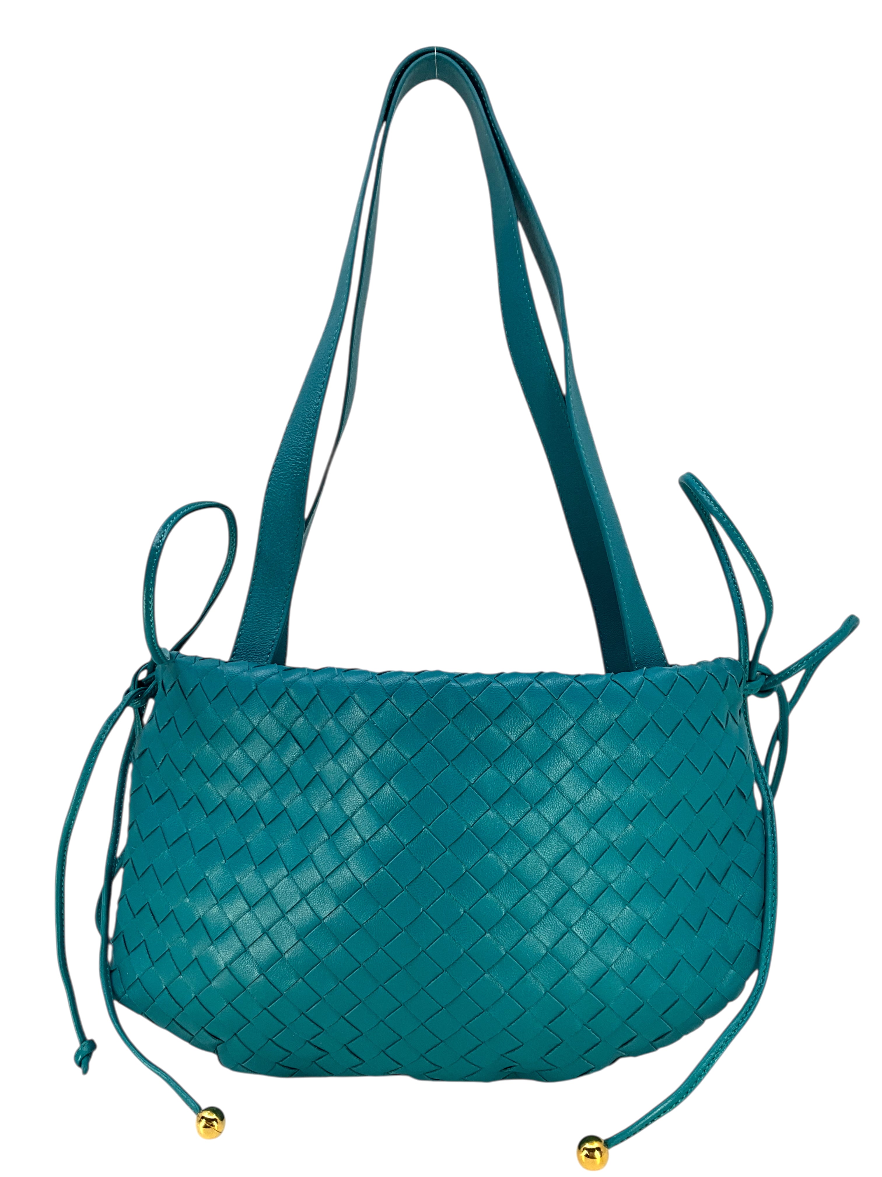Bottega Veneta Woven Leather Small Bulb Shoulder Bag - Consigned