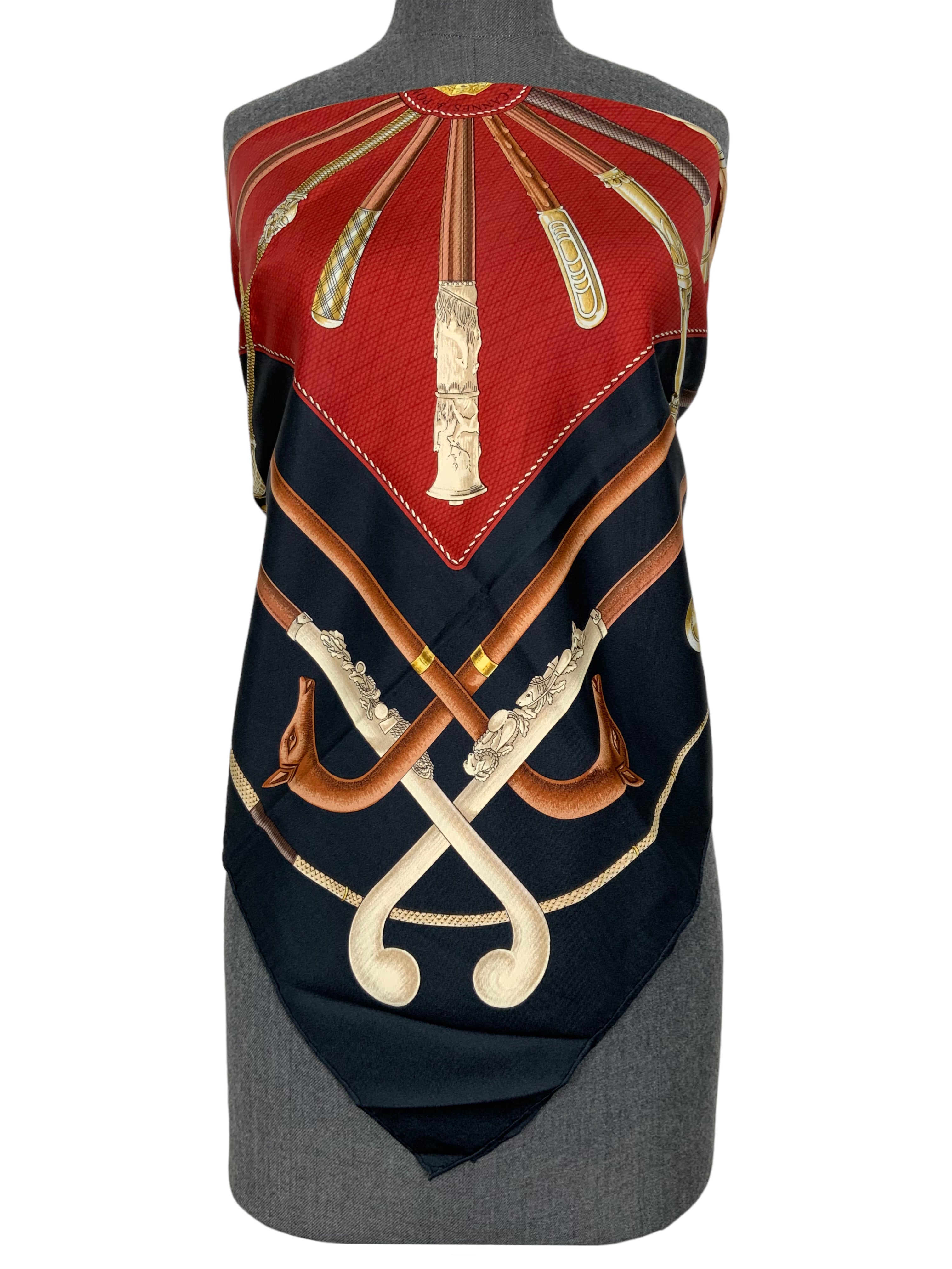 エルメス シルクシャツ CANNES & POMMEAUX 白 S(Hermès Cannes エルメス シルクシャツ CANNES & POMMEAUX 白 S(Hermès Cannes