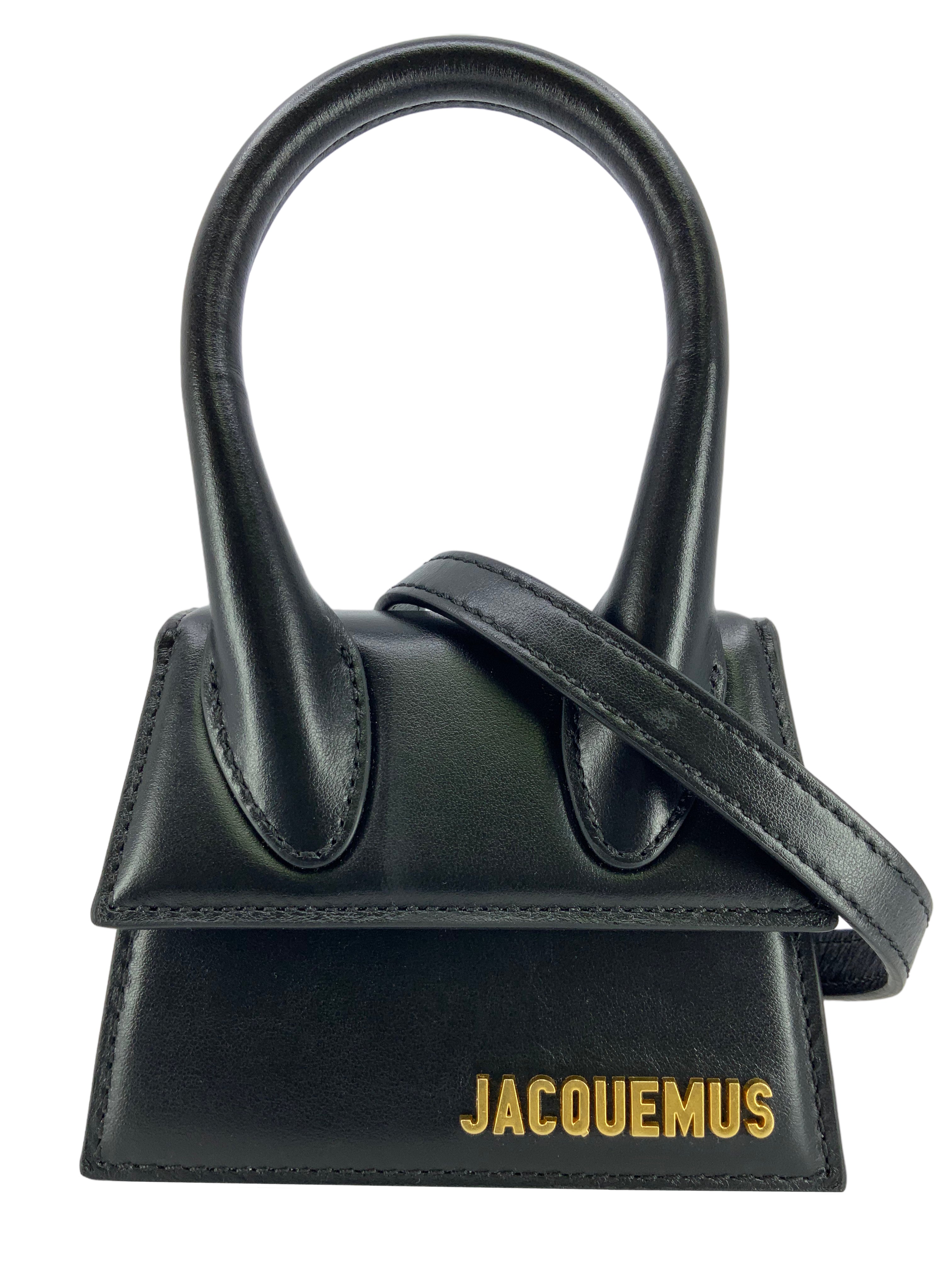 Shop Jacquemus Signature Mini Le Chiquito Top Handle Bag