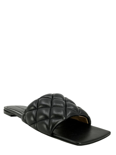 Bottega Veneta Intrecciato Woven Leather Flat Sandals Size 6.5-Consigned Designs