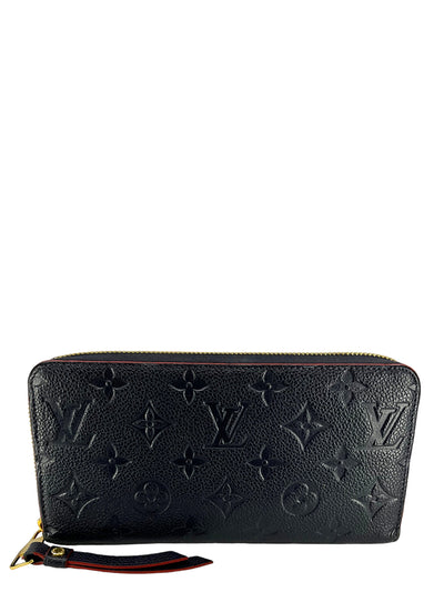Louis Vuitton Monogram Empreinte Leather Zippy Wallet-Consigned Designs
