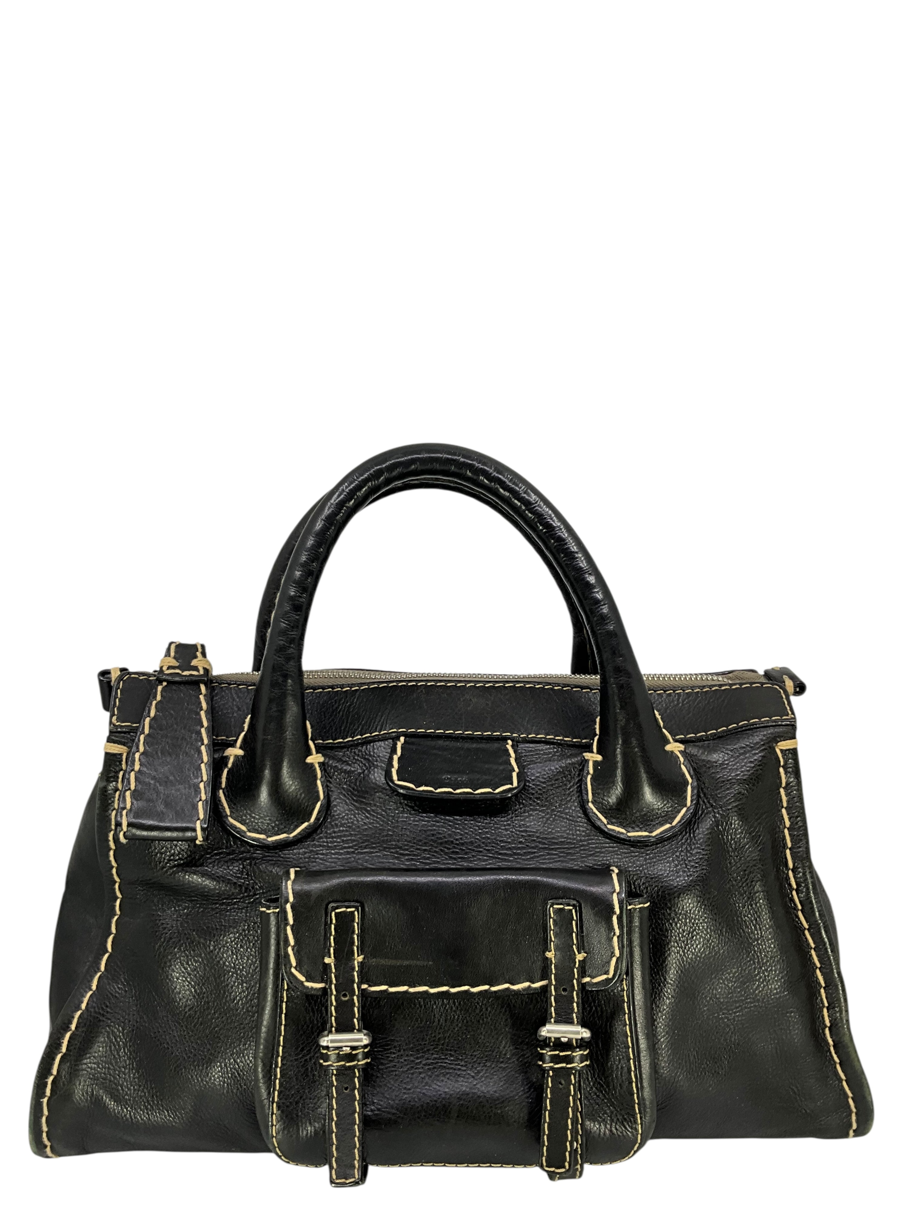 Chloe Edith Medium Leather Satchel Bag - Consigned Designs
