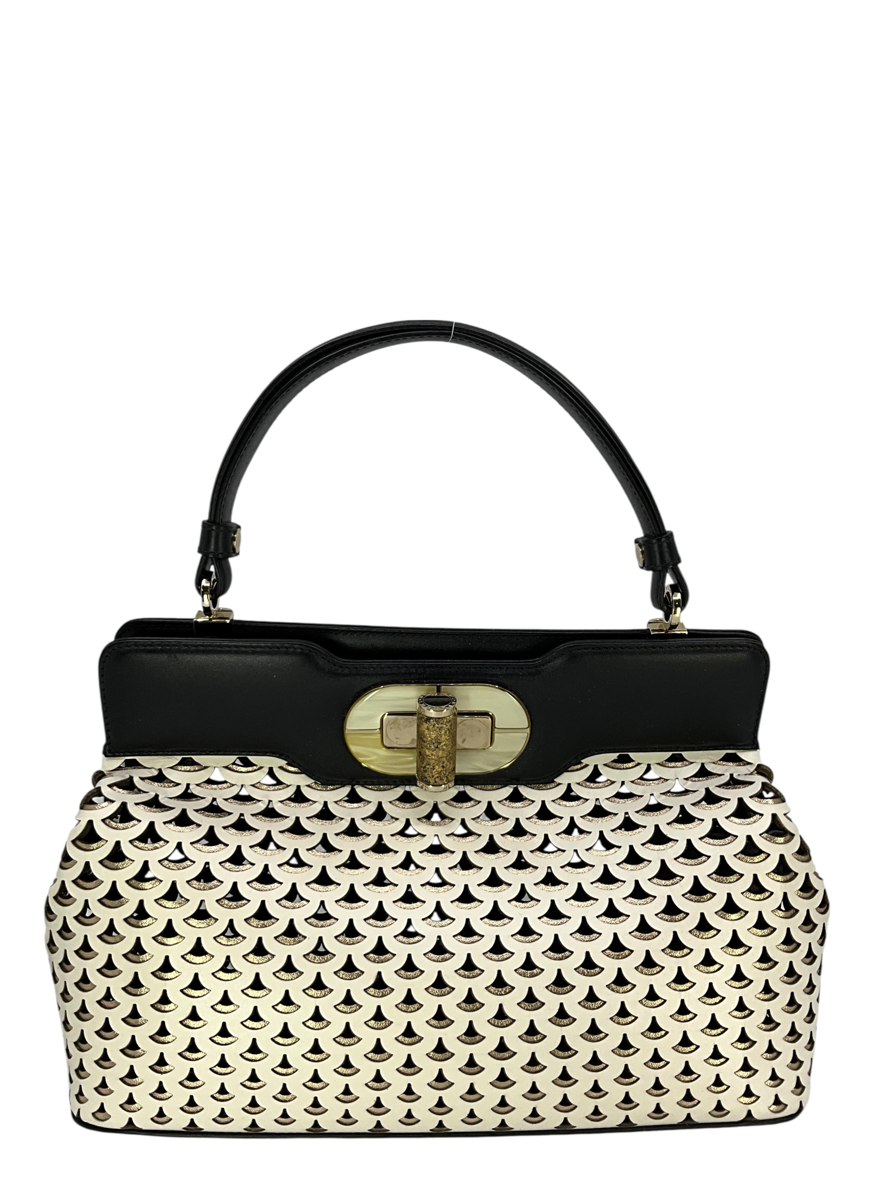 Bvlgari Isabella Rossellini Laser Cut Bag - Consigned Designs