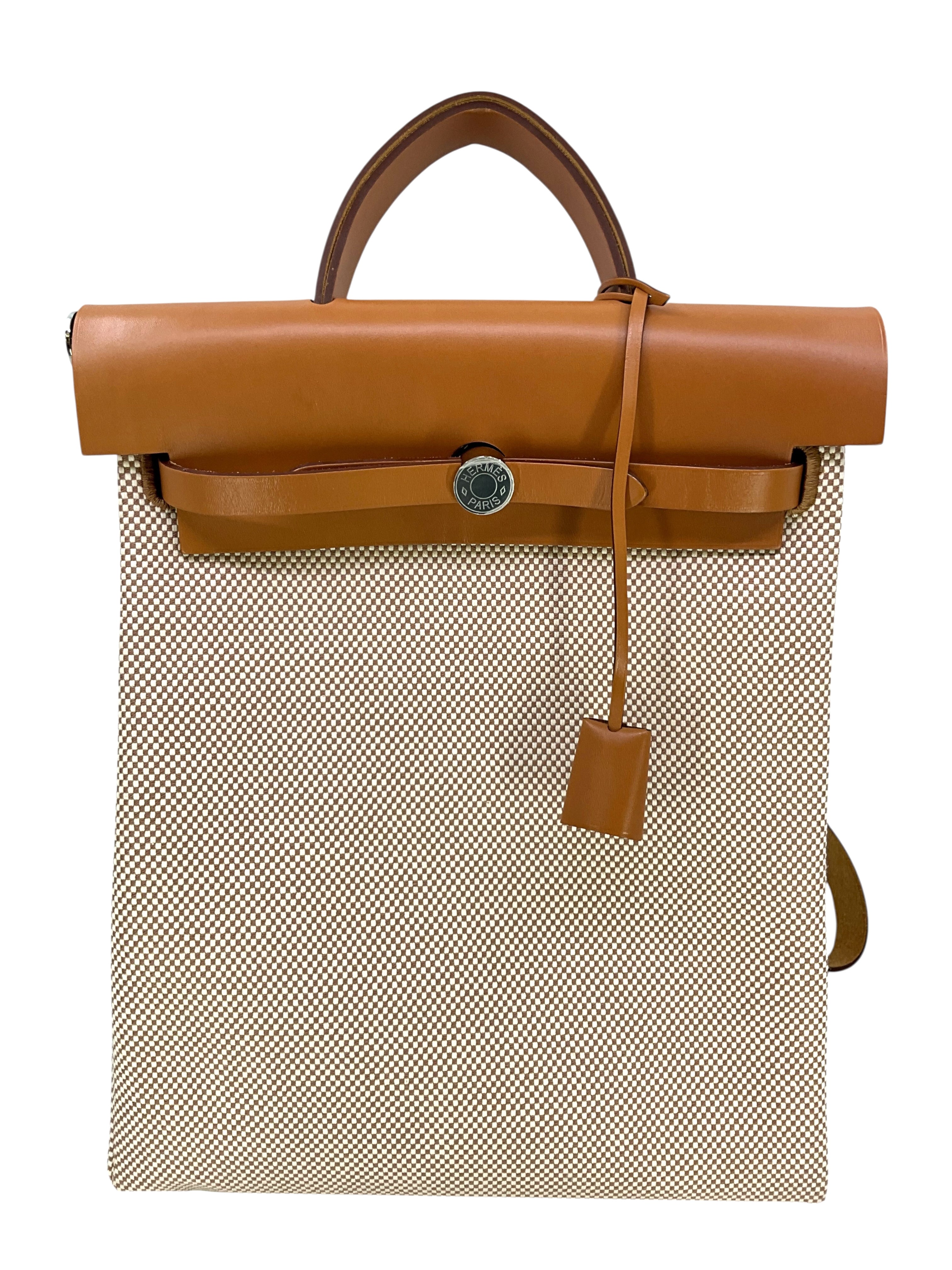 Hermes Vache Hunter Criss Viking Herbag 30 PM Backpack - Consigned