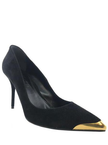 ALEXANDER MCQUEEN * Stunning high heels gold sequin platform shoes - pumps  EU 40