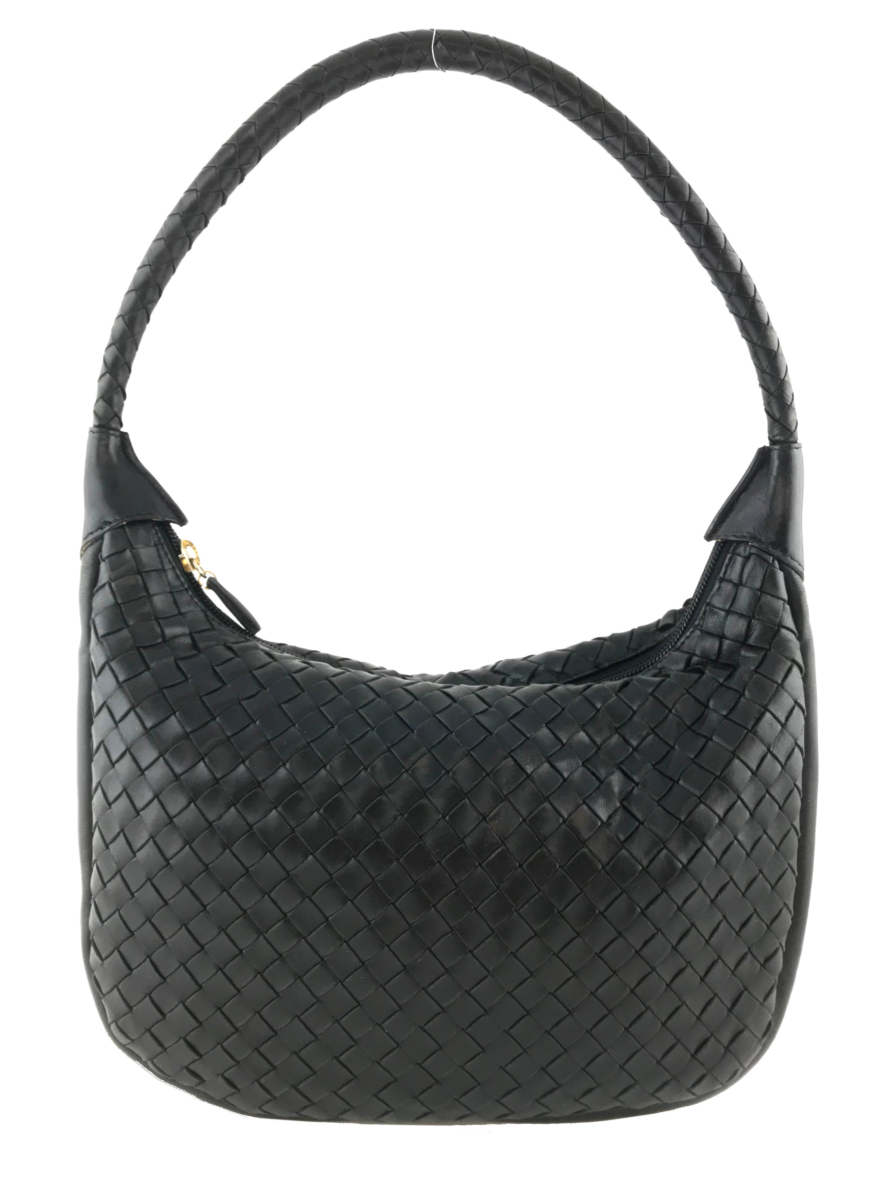 Bottega Veneta Vintage Intrecciato Leather Hobo Bag - Consigned Designs
