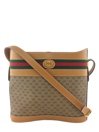 Gucci Vintage GG Monogram Web Shoulder Bag-Consigned Designs