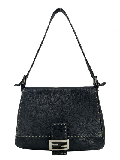 Fendi Selleria Leather Mama Baguette Bag-Consigned Designs