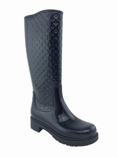 Louis Vuitton Monogram Rubber Splash Rain Boots Size 6.5/37-Consigned Designs