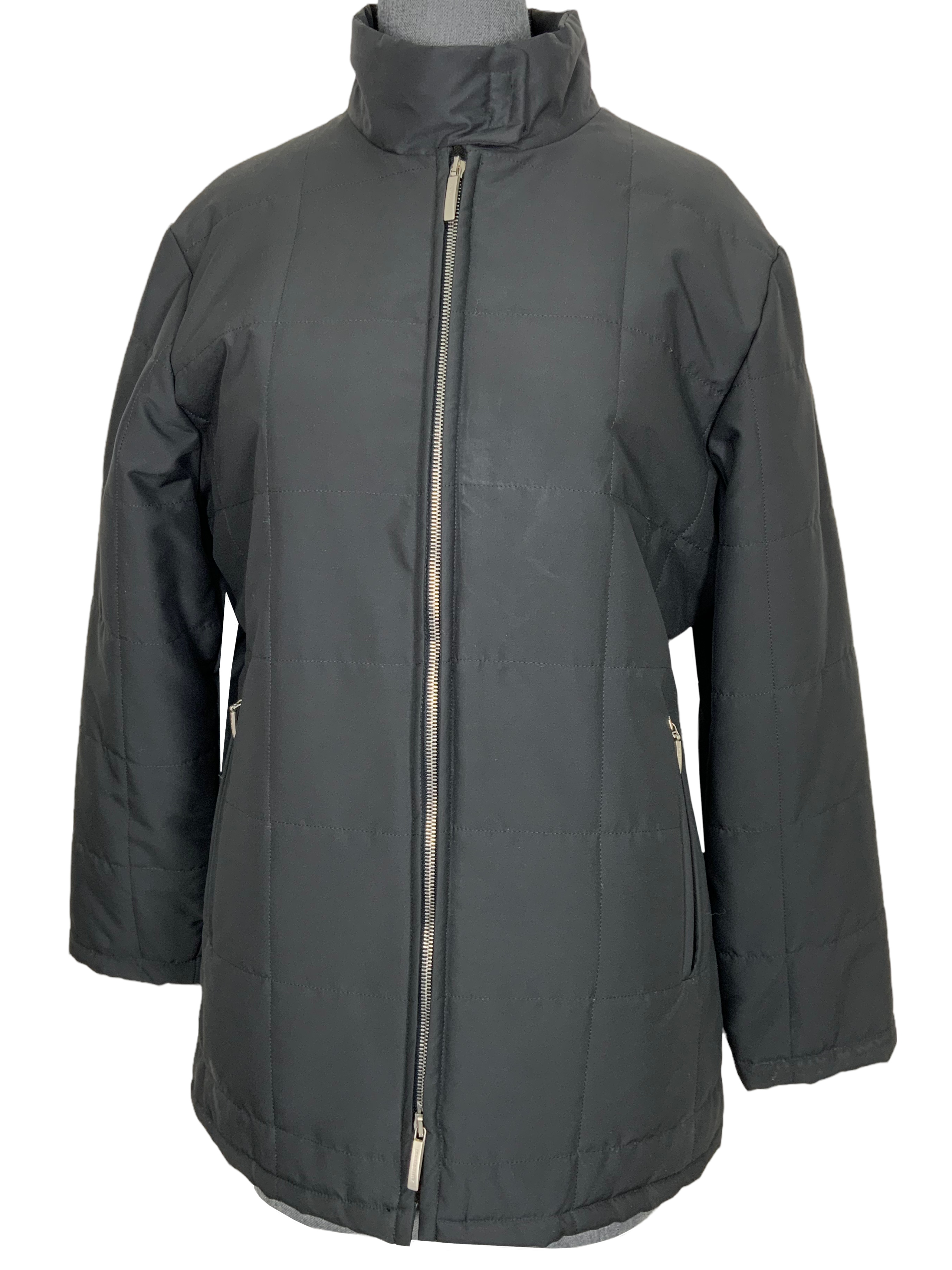 Burberry London Quilted Car Coat Size L - Consigned Designs