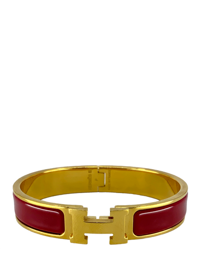 Hermes Narrow Clic Clac H Bracelet PM-Consigned Designs