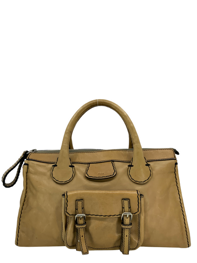 Chloe Edith Medium Leather Satchel Bag-Consigned Designs