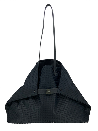 AKRIS Ai Textured Fabric Shoulder Tote Bag-Consigned Designs