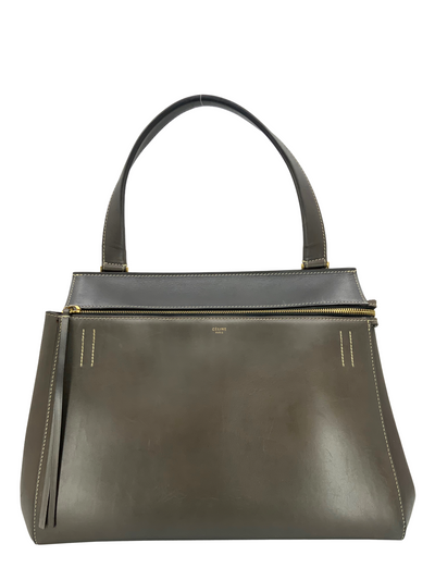 CELINE Leather Medium Edge Bag-Consigned Designs