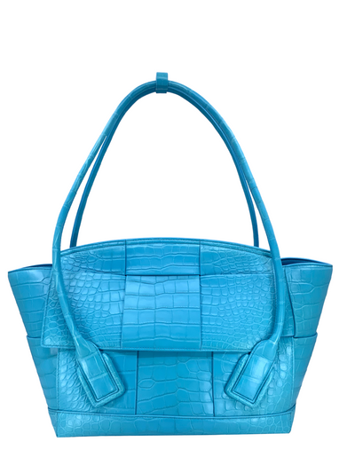 Bottega Veneta Arco Alligator Tote Bag-Consigned Designs