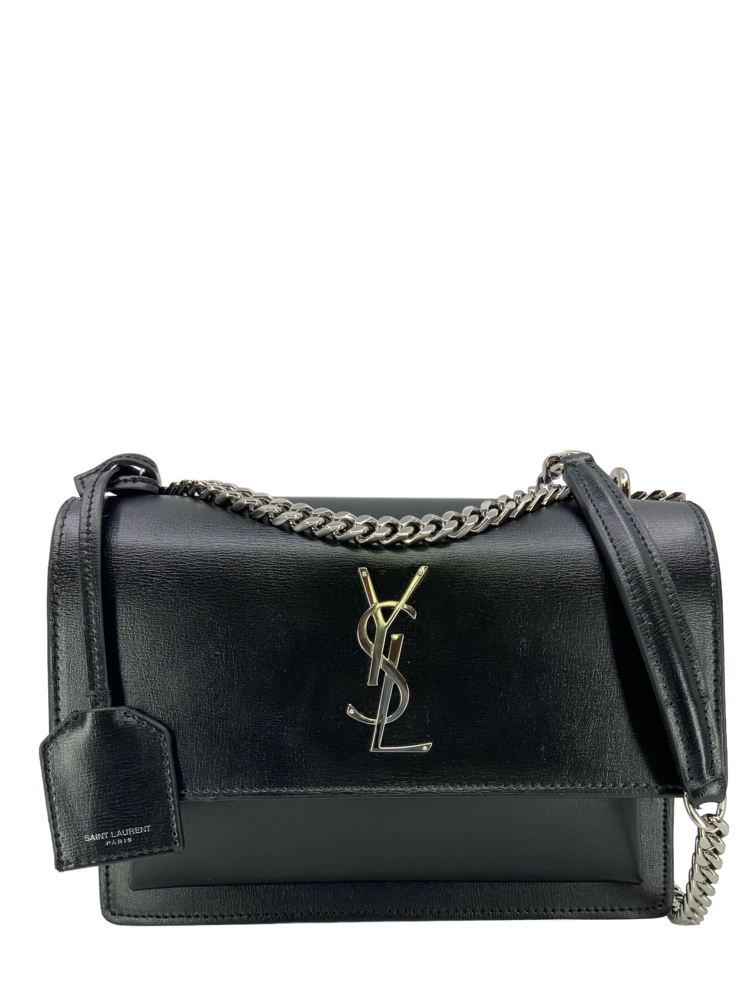 Saint Laurent Sunset Leather Medium Shoulder Bag