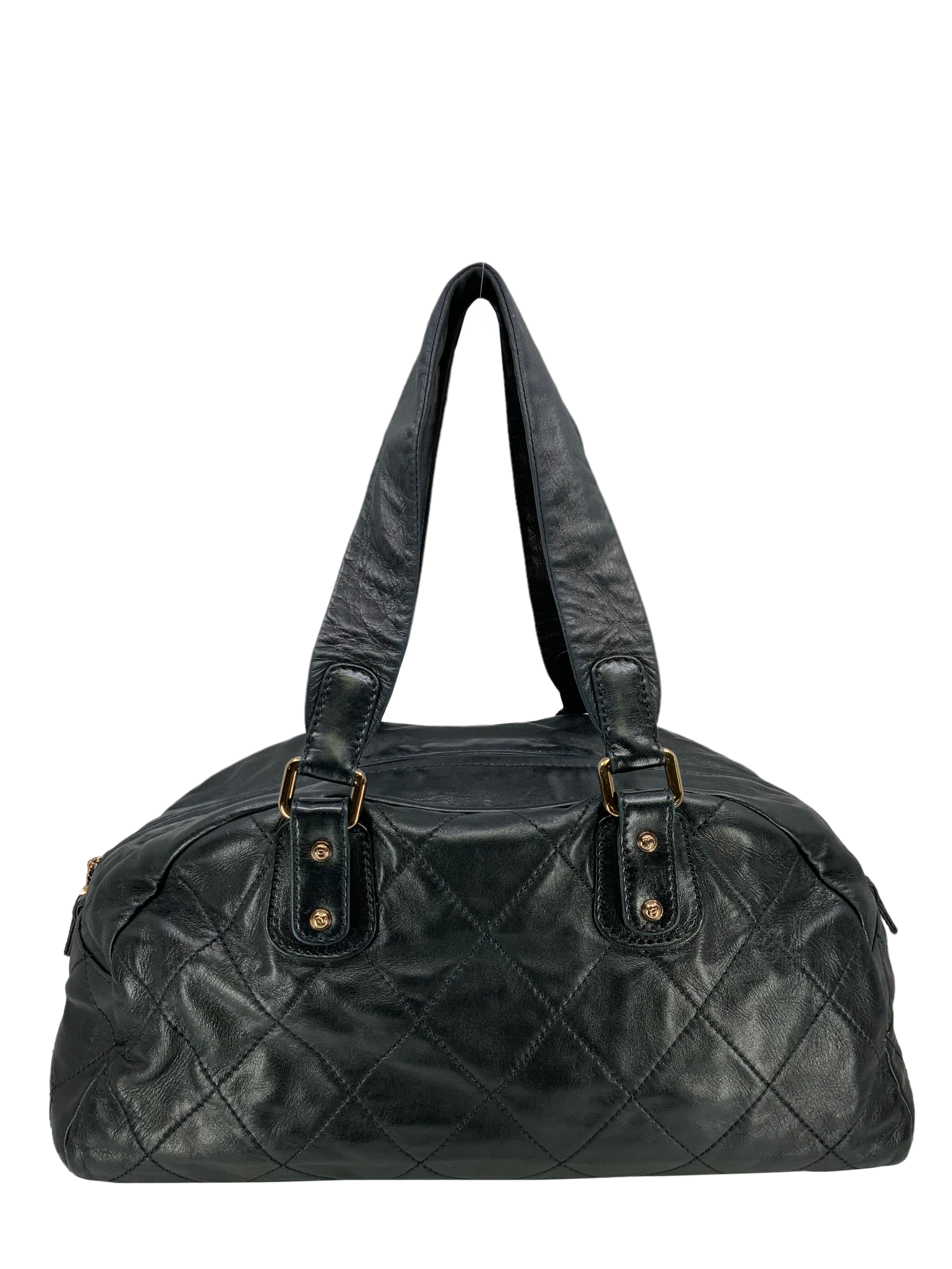 Chanel Quilted Lambskin Hobo Bag