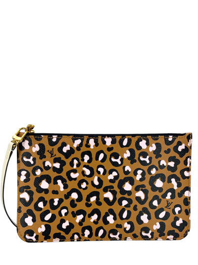 LOUIS VUITTON Wild at Heart Neverfull MM Pochette Wristlet NEW-Consigned Designs