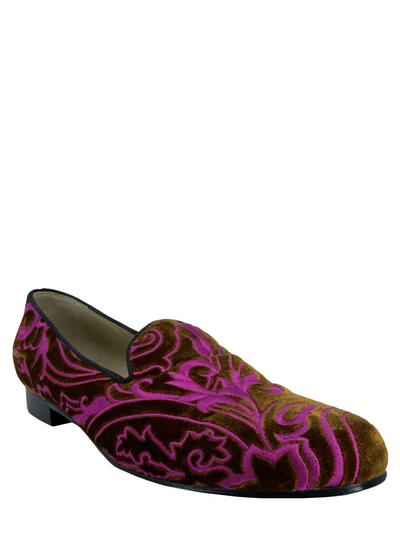ETRO Printed Velvet Loafers Size 8.5-Consigned Designs
