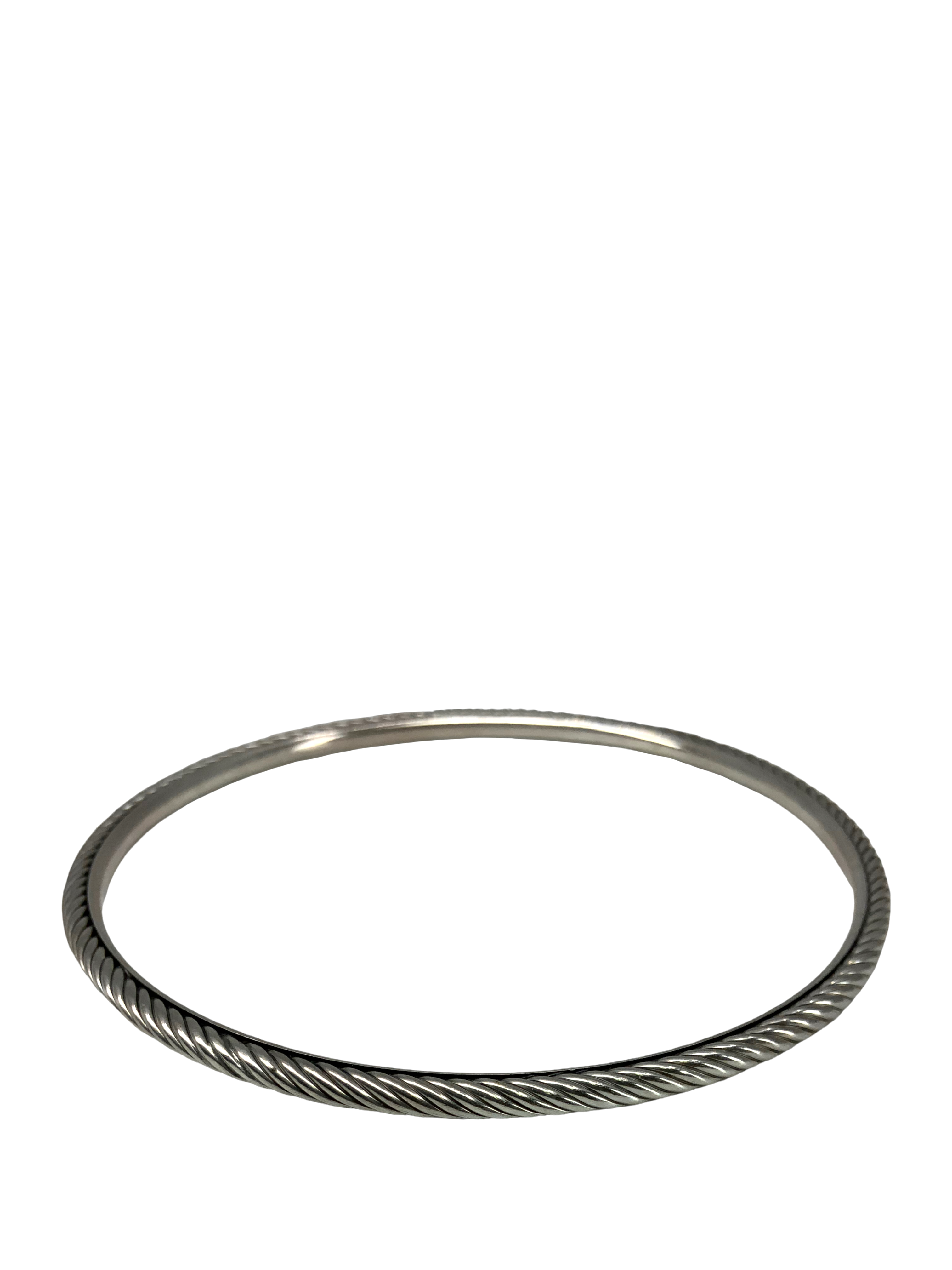 David Yurman Sterling Silver Cable Bangle Bracelet Consigned Designs