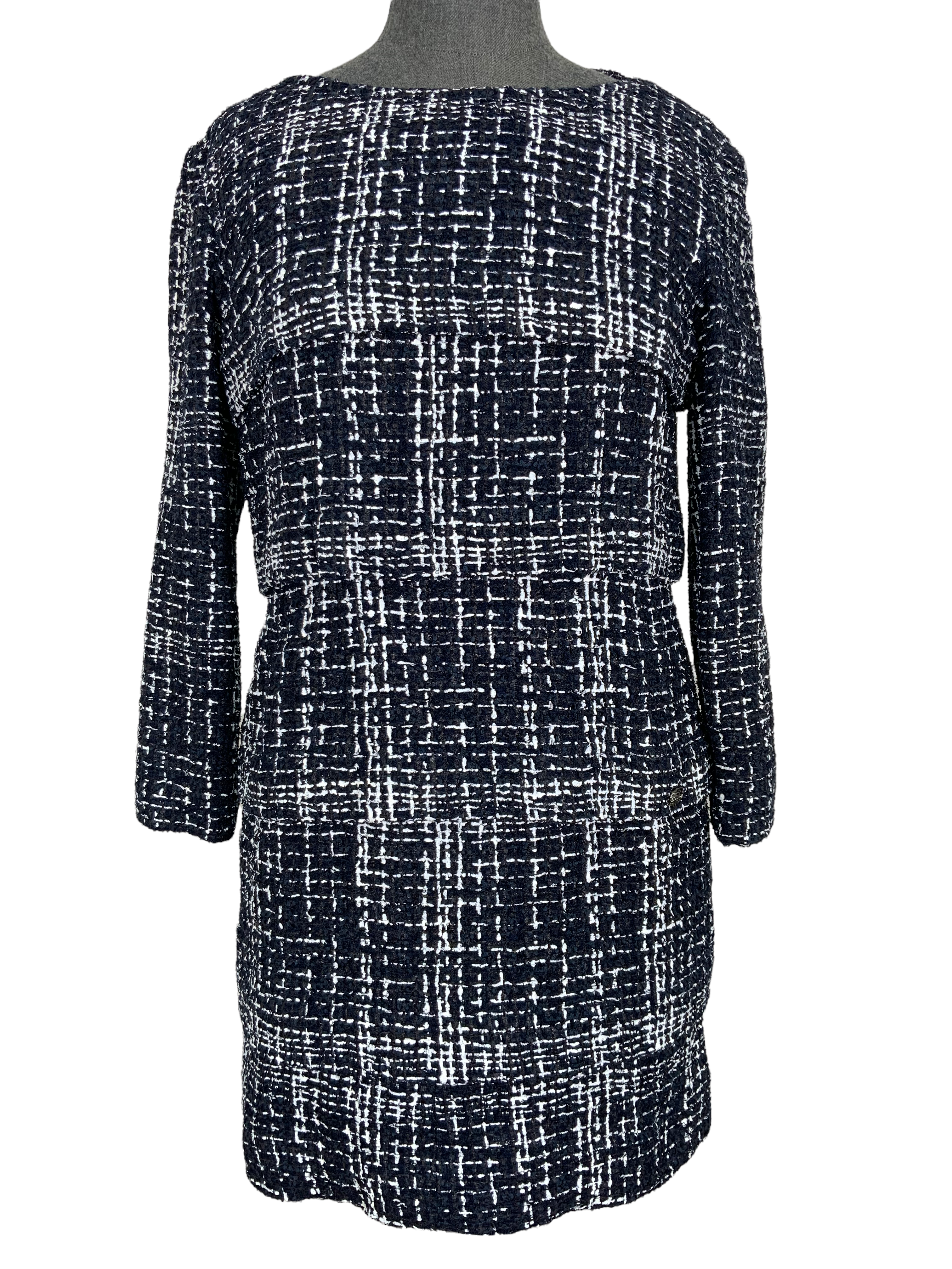 Chanel tweed 2025 mini dress