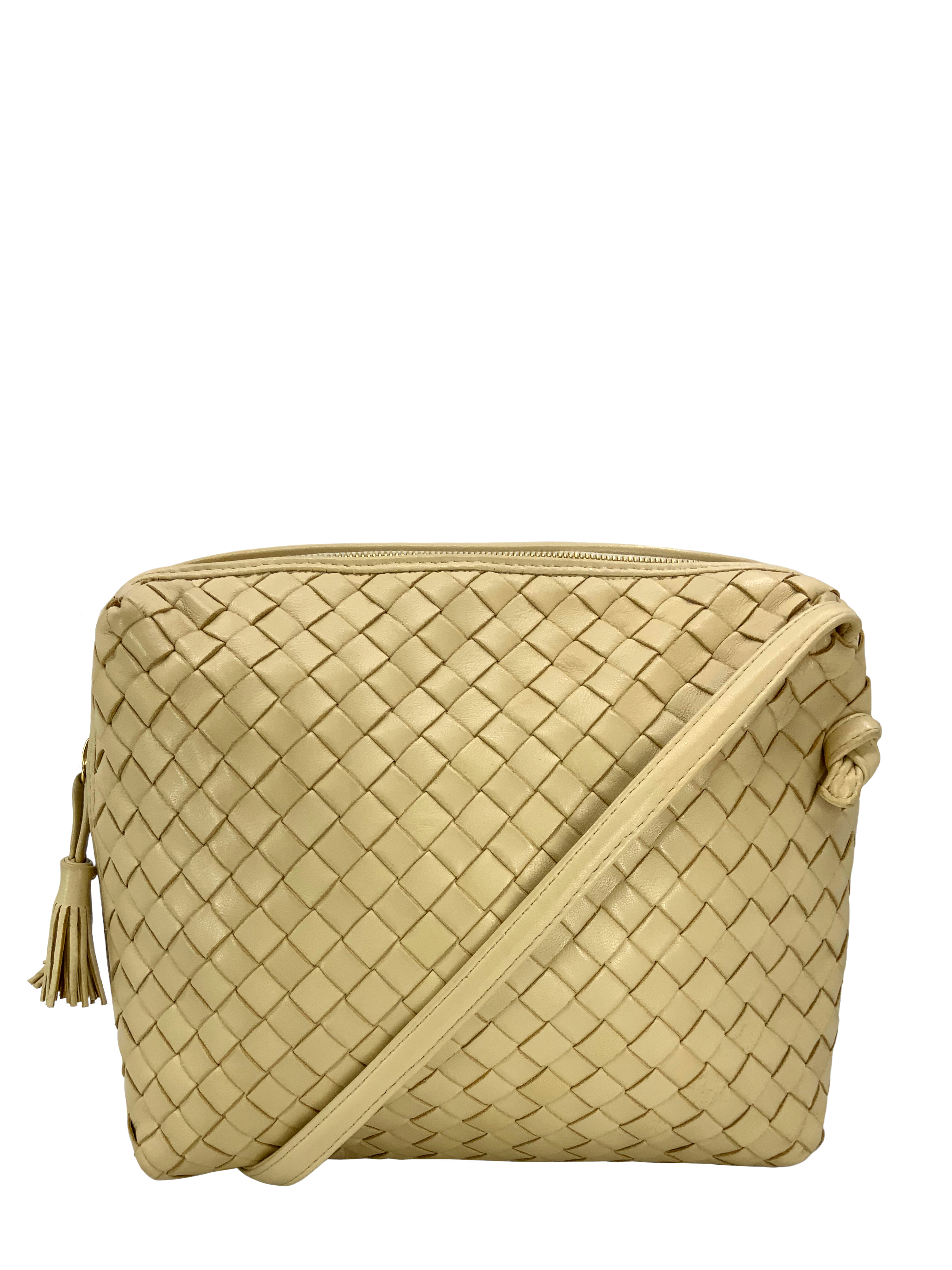 Crossbody bag in intrecciato nappa sale