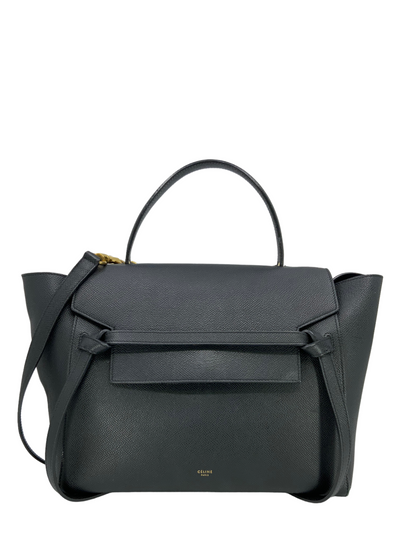 CELINE Grained Calfskin Leather Mini Belt Bag-Consigned Designs