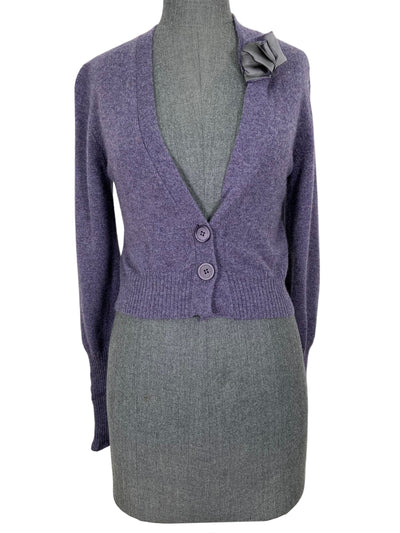 Brunello Cucinelli Cashmere Cardigan Cropped Sweater Size S-Consigned Designs