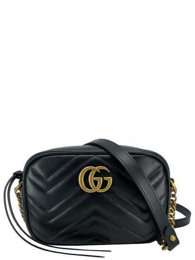 Gucci GG Marmont Mini Matelassé Crossbody Bag NEW-Consigned Designs