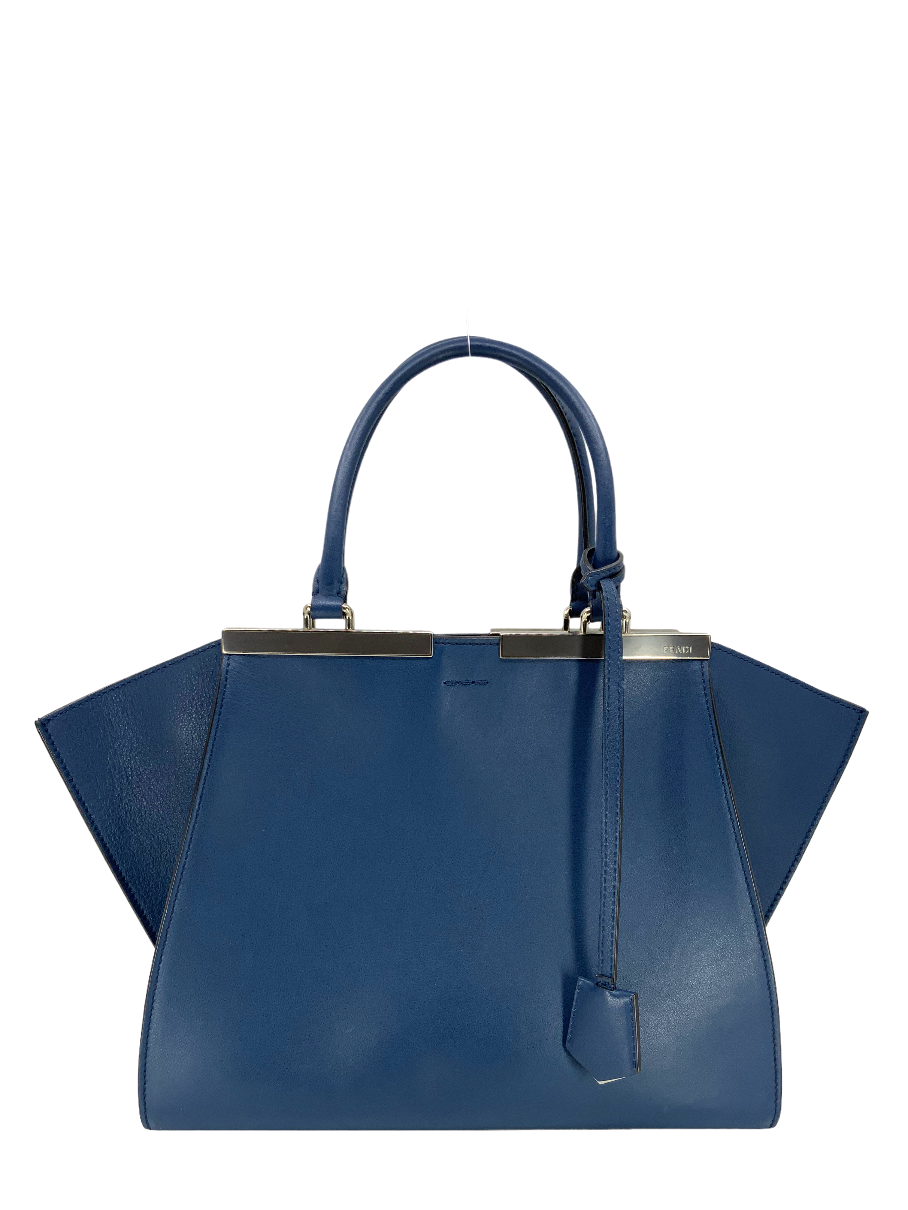 Fendi 3jours Small Trapeze Wing Leather Tote - Consigned Designs