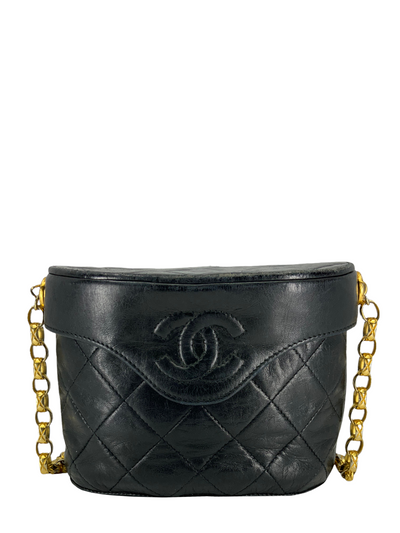 Chanel Vintage Lambskin Bijoux Chain Mini Bucket Bag-Consigned Designs