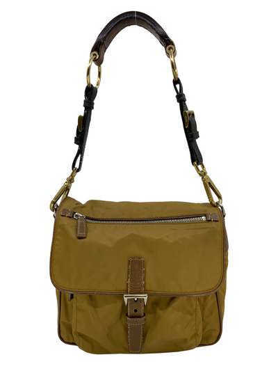 PRADA Tessuto Nylon Front Flap Shoulder Bag-Consigned Designs