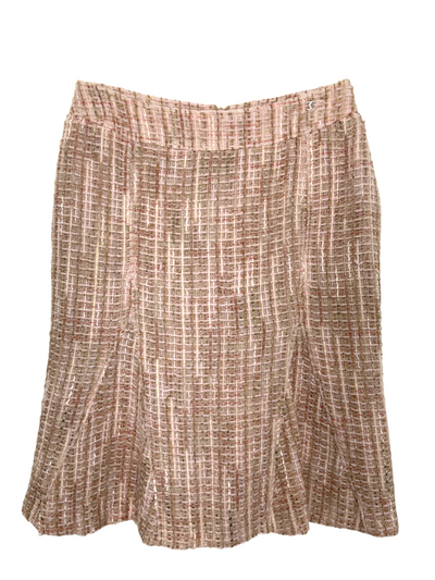 CHANEL 99C Tweed Skirt Size M-Consigned Designs