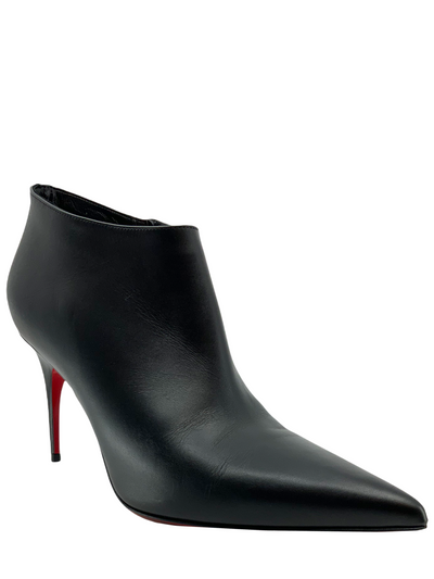 Christian Louboutin Leather Point-Toe Bootie Size 9-Consigned Designs
