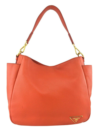 Prada Vitello Daino Leather Side-Pocket Tote Bag-Consigned Designs