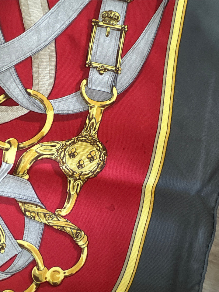 【VINTAGE】60s-80s Hermes カレ90 CAVALCADOUR Cavalcadour Hermes Scarf - It's All Goode