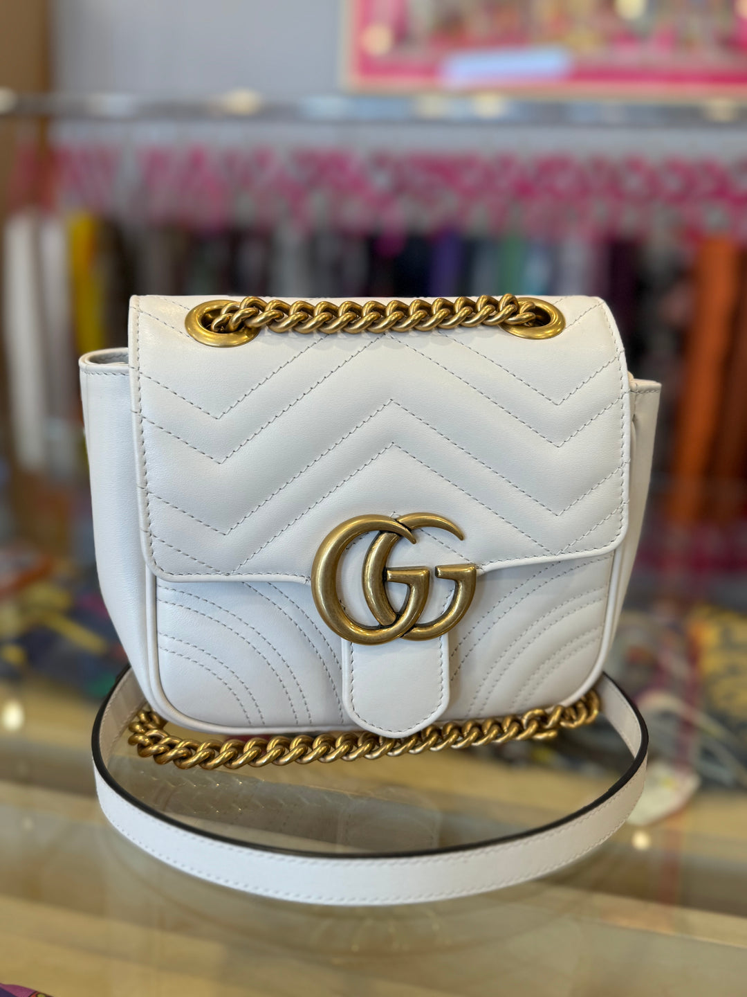 GUCCI GG MARMONT MINI SHOULDER BAG Consigned Designs