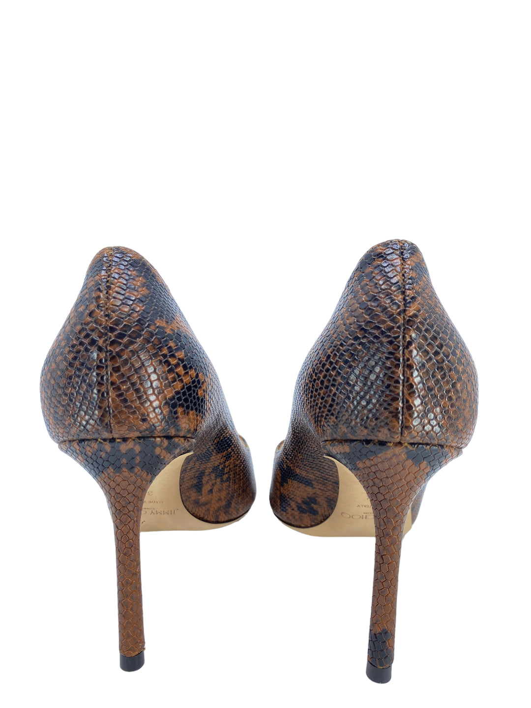 Jimmy Choo Python Romy Pumps size 7.5 - Consigned Designs